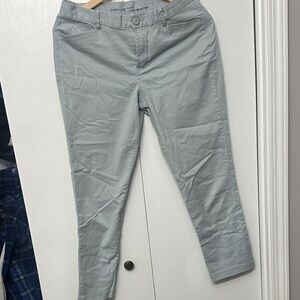 GAP Women's Light Blue Ankle Khakis